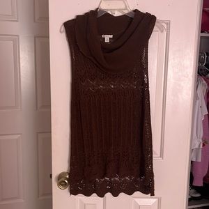 Brown dress cover up